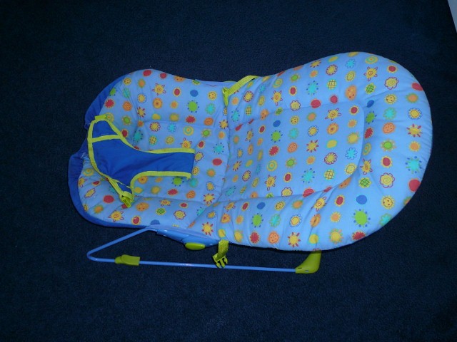 More baby stuff. We also have a crib. 