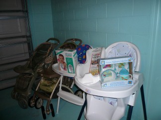 Villa has a portable GRACO Crib in addition the highchairs, monitor and strollers. Use it free of charge:-)